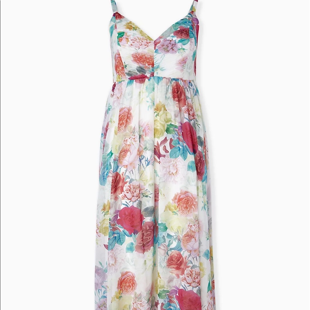 Floral Torrid Maxi dress, size 2 (18)